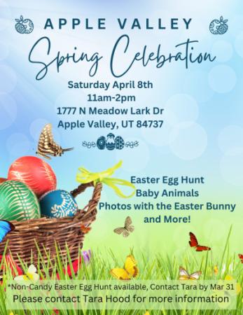 Apple Valley Spring Celebration, Saturday April 8th 11am-2pm
